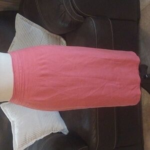 Studio G Peach 100% Silk Skirt Size 18